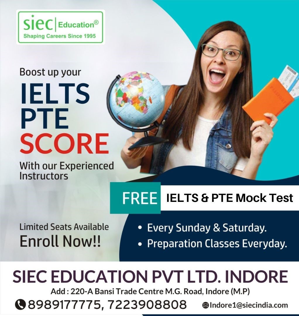 Best IELTS  PTE classes in Indore