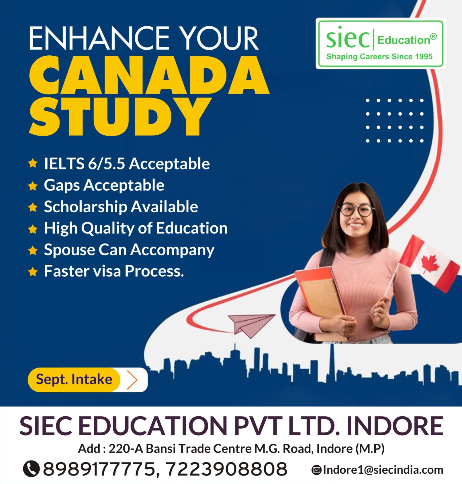 Education in Canada Get Best Consultancy in Indore